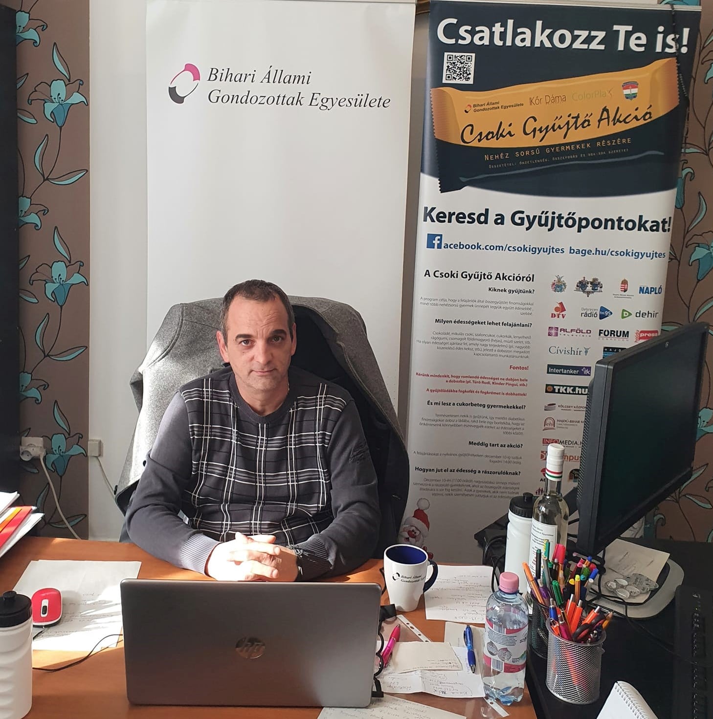 Iroda Buzás Lajos Csokigyűjtő akció